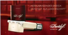 neue Beilage in Davidoff Zigarettenschachteln